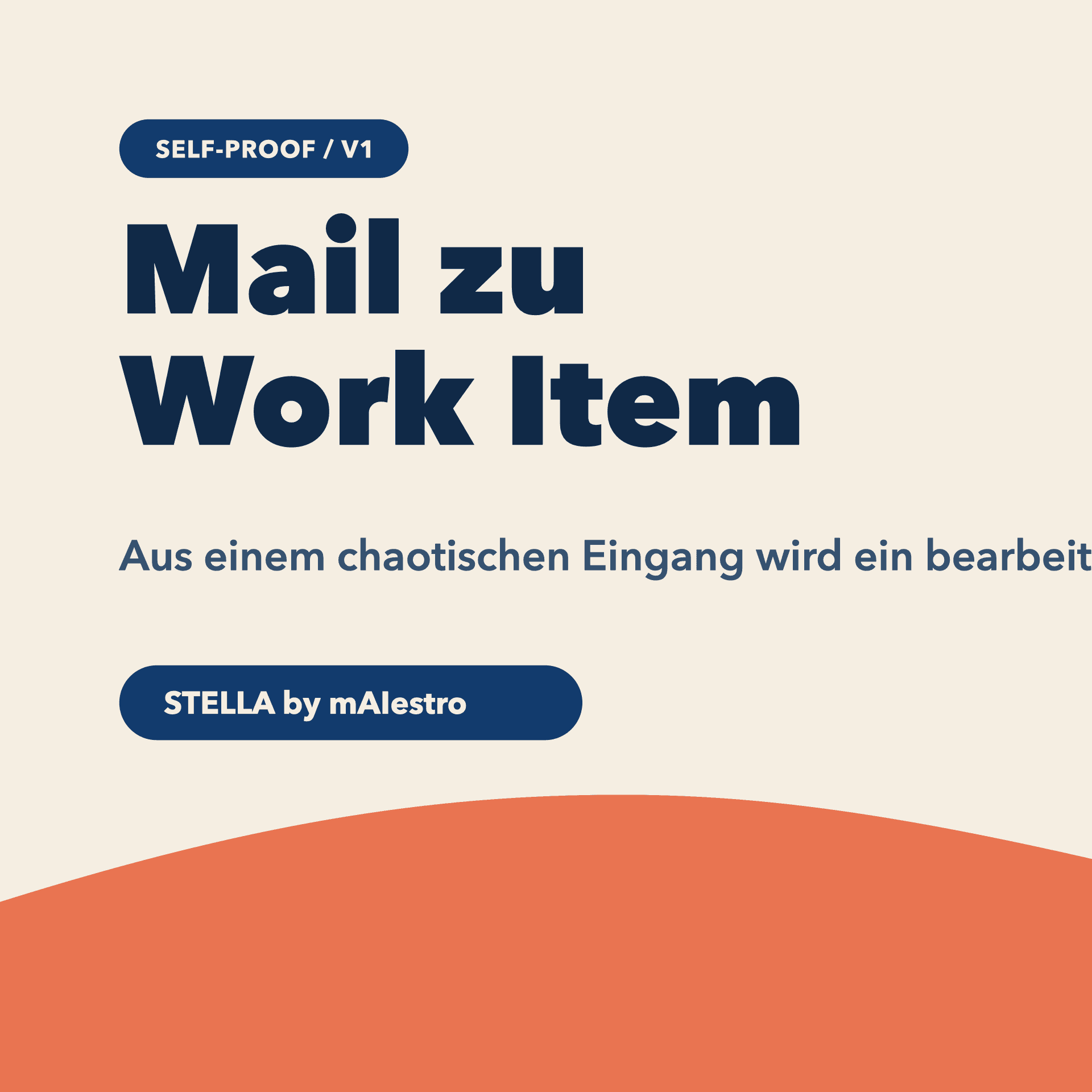STELLA E-Mail Intake — Work Item